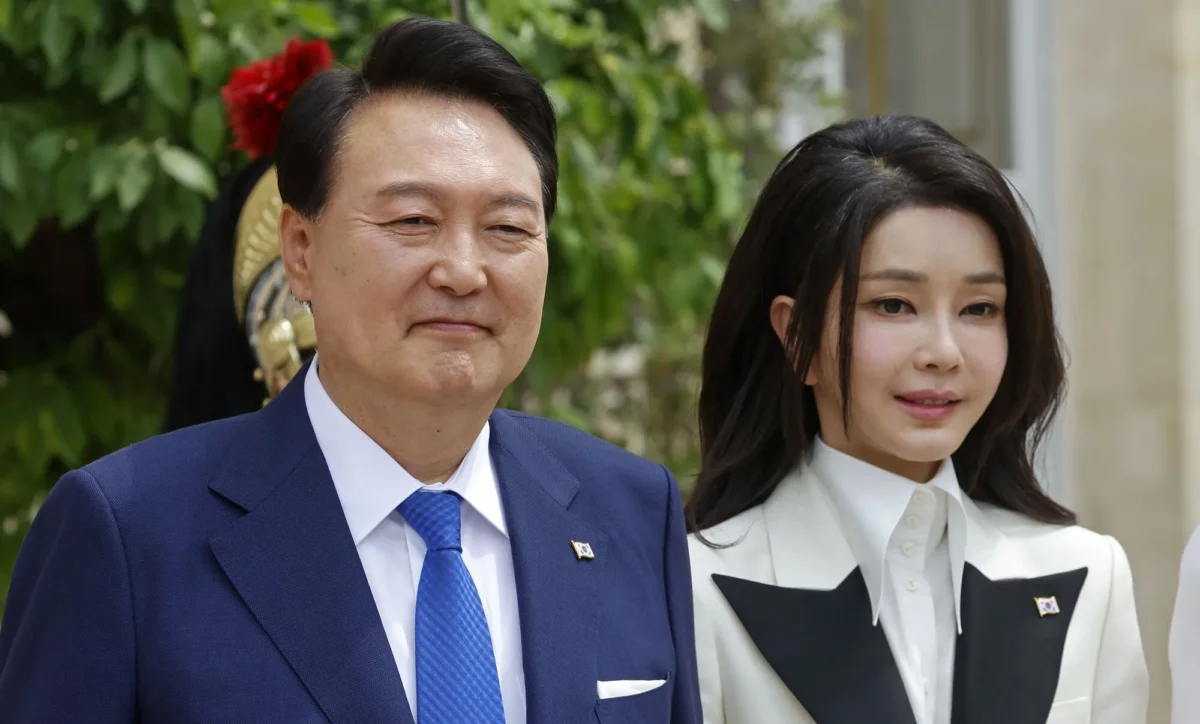 Cuplul prezidenţial Coreea de Sud