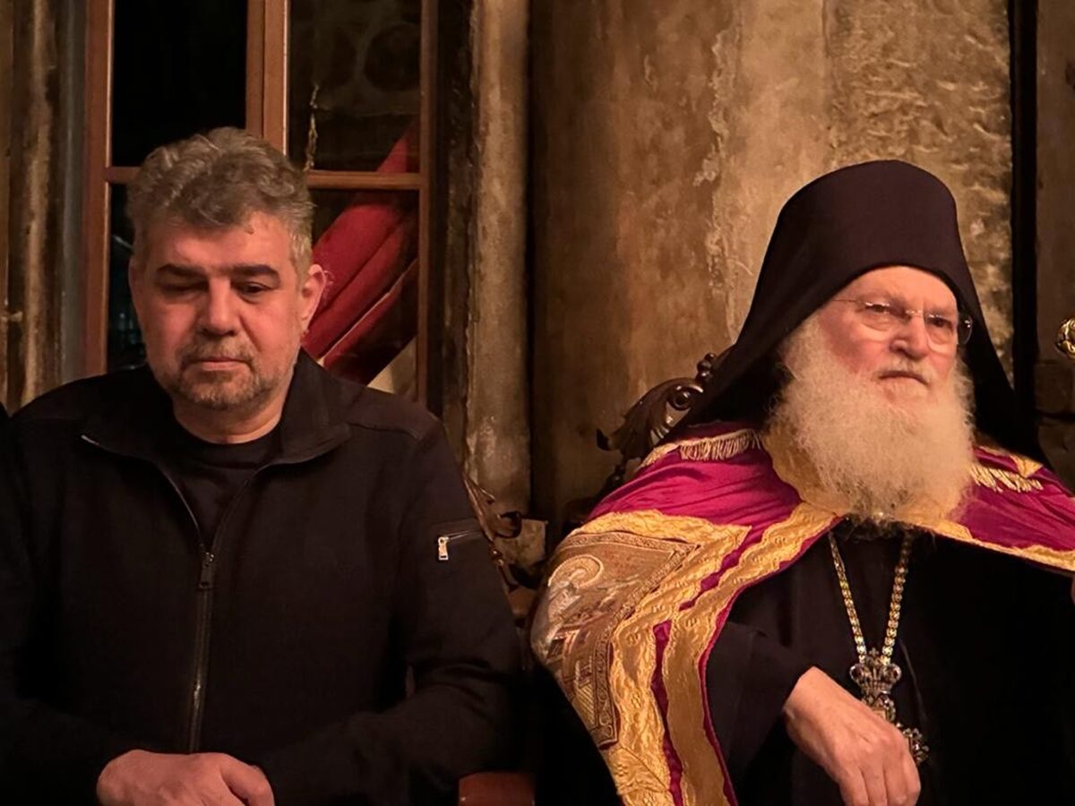 Marcel Ciolacu, din nou la Muntele Athos. Sfatul pe care l-a primit de la starețul Mănăstirii Vatoped