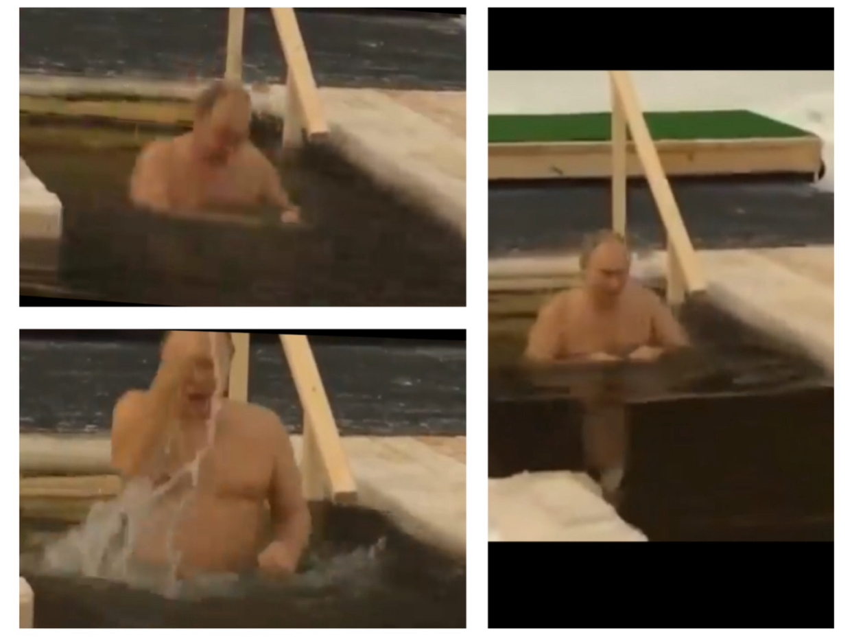 Vladimir Putin, gest controversat. Temutul lider rus s-a scufundat într-un bazin cu apă rece 
