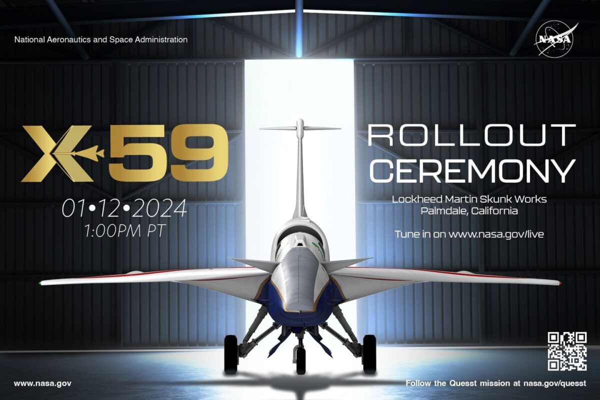 NASA și Lockheed Martin au prezentat supersonicul X-59. Imaginile par rupte din filmele SF. Video
