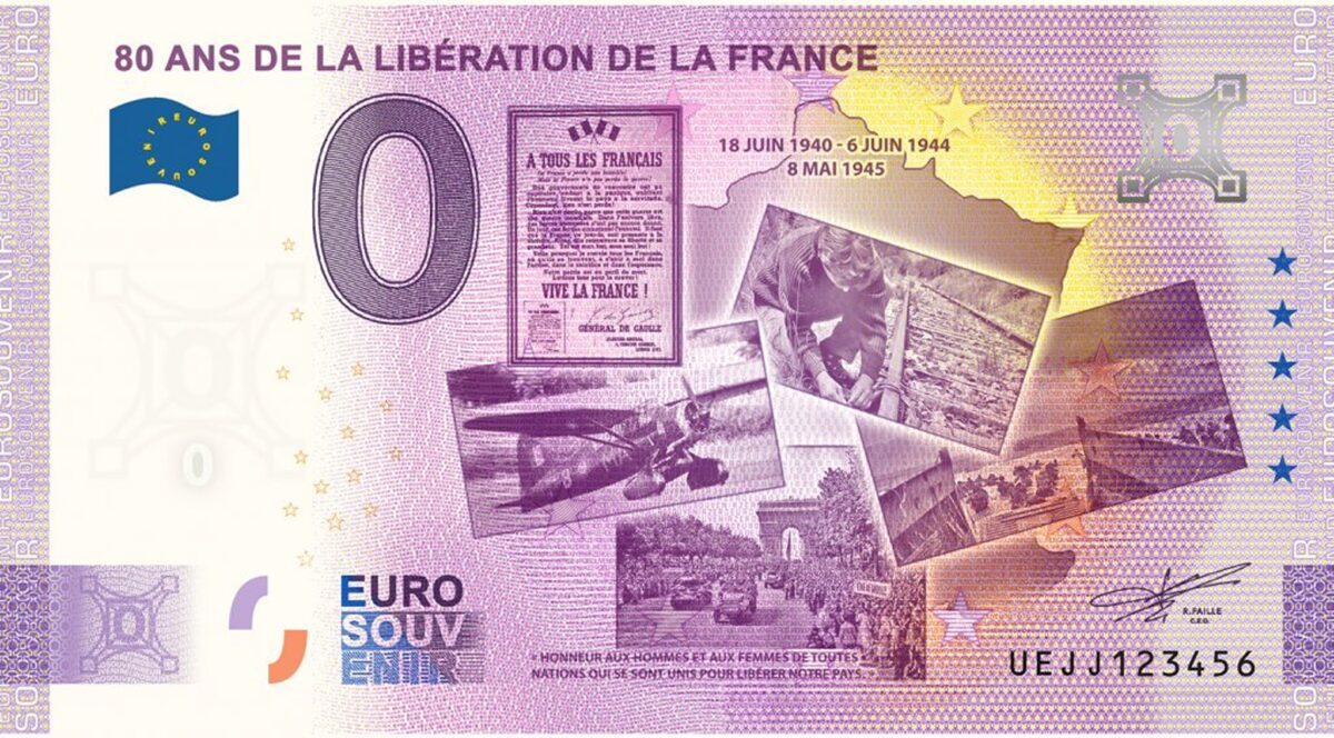 Bancnotă de zero euro! Se vinde în Franța și costă mult mai mult decât valoare nominală