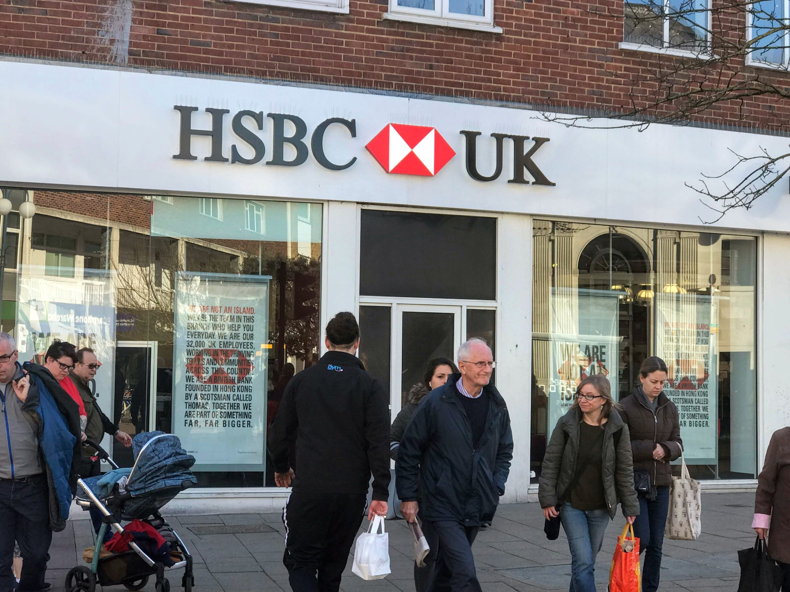 Birou bancar HSBC în Marea Britanie
