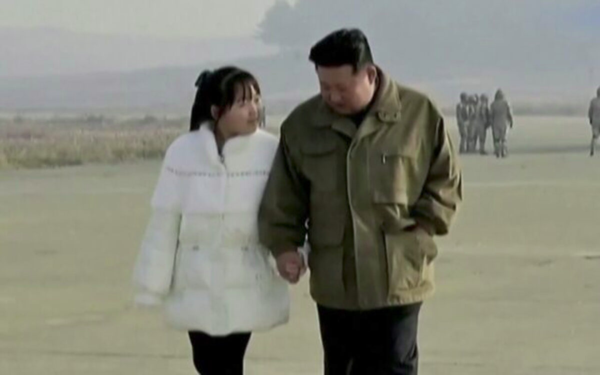 Kim Jong-un şi fiica sa