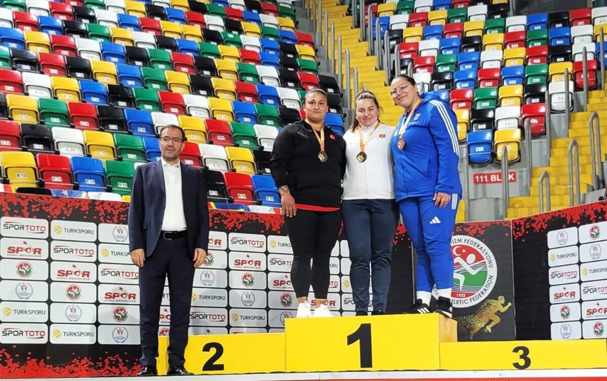 Polițista Dimitriana Bezede, medalie de aur la Campionatul Balcanic de atletism din Turcia