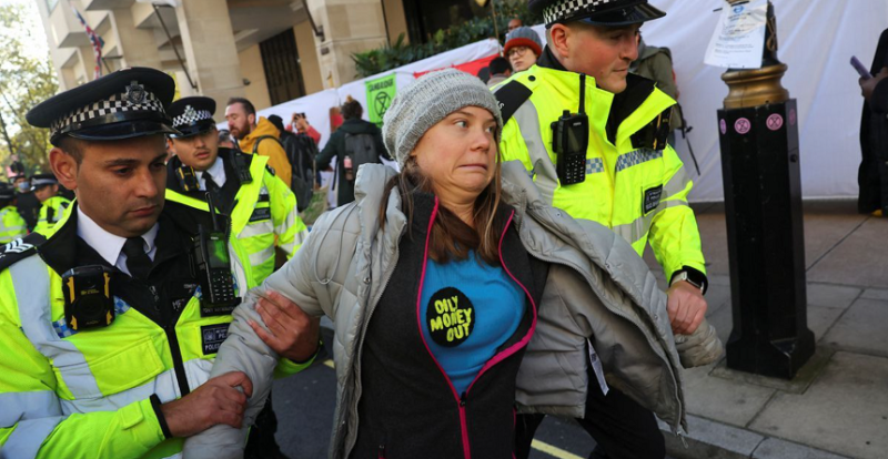 Greta Thunberg, judecată la Londra. Activista de mediu ar putea ajunge după gratii