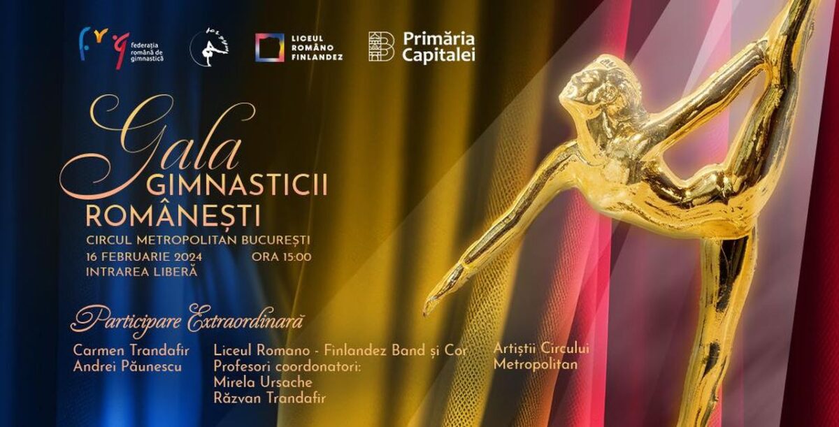 „Gala gimnasticii românești” lansează o invitație deschisă tuturor iubitorilor de sport