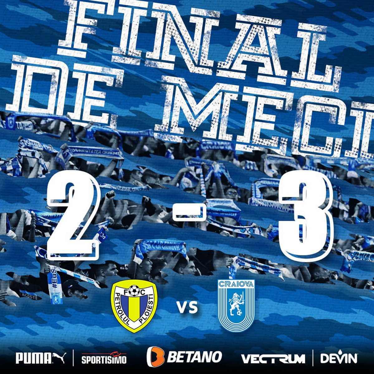 Universitatea Craiova, victorie la Petrolul Ploiești, după un meci spectaculos, cu 5 goluri