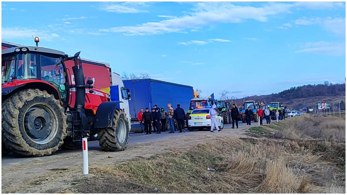 Fermierii din Republica Moldova, o nouă zi de protest în vama Leușeni-Albița