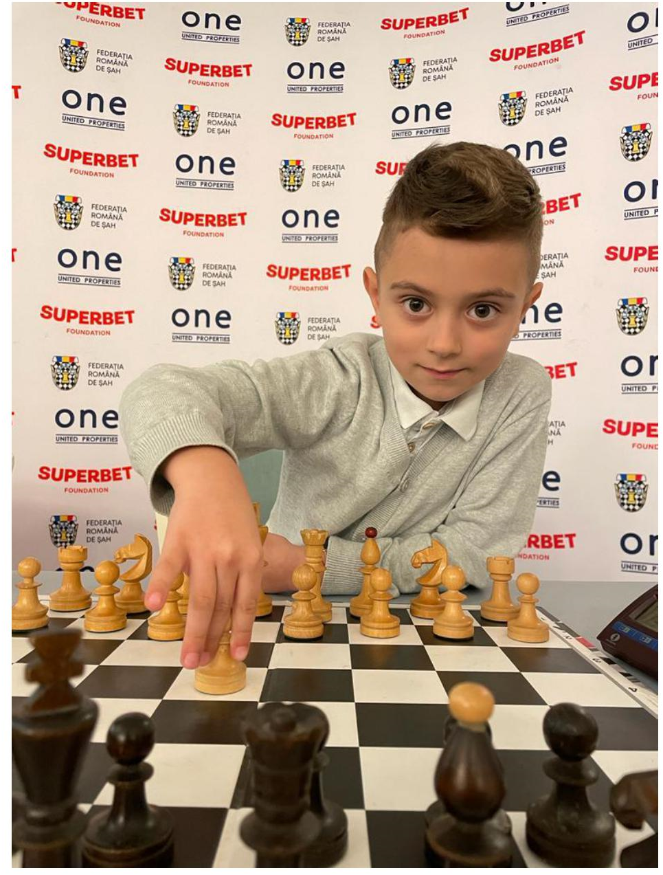 Davic-Christian Talabă, campion național la șah, la doar 7 ani