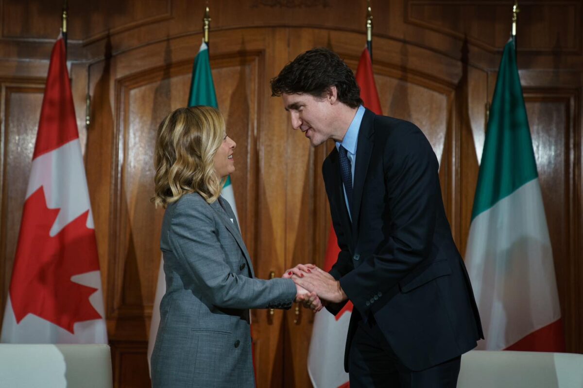 Vizita premierilor Justin Trudeau și Giorgia Meloni la o galerie, anulată din motive de securitate