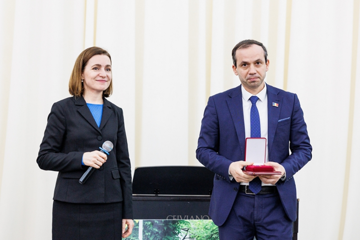 Maia Sandu, distincție acordată unui primar din Republica Moldova