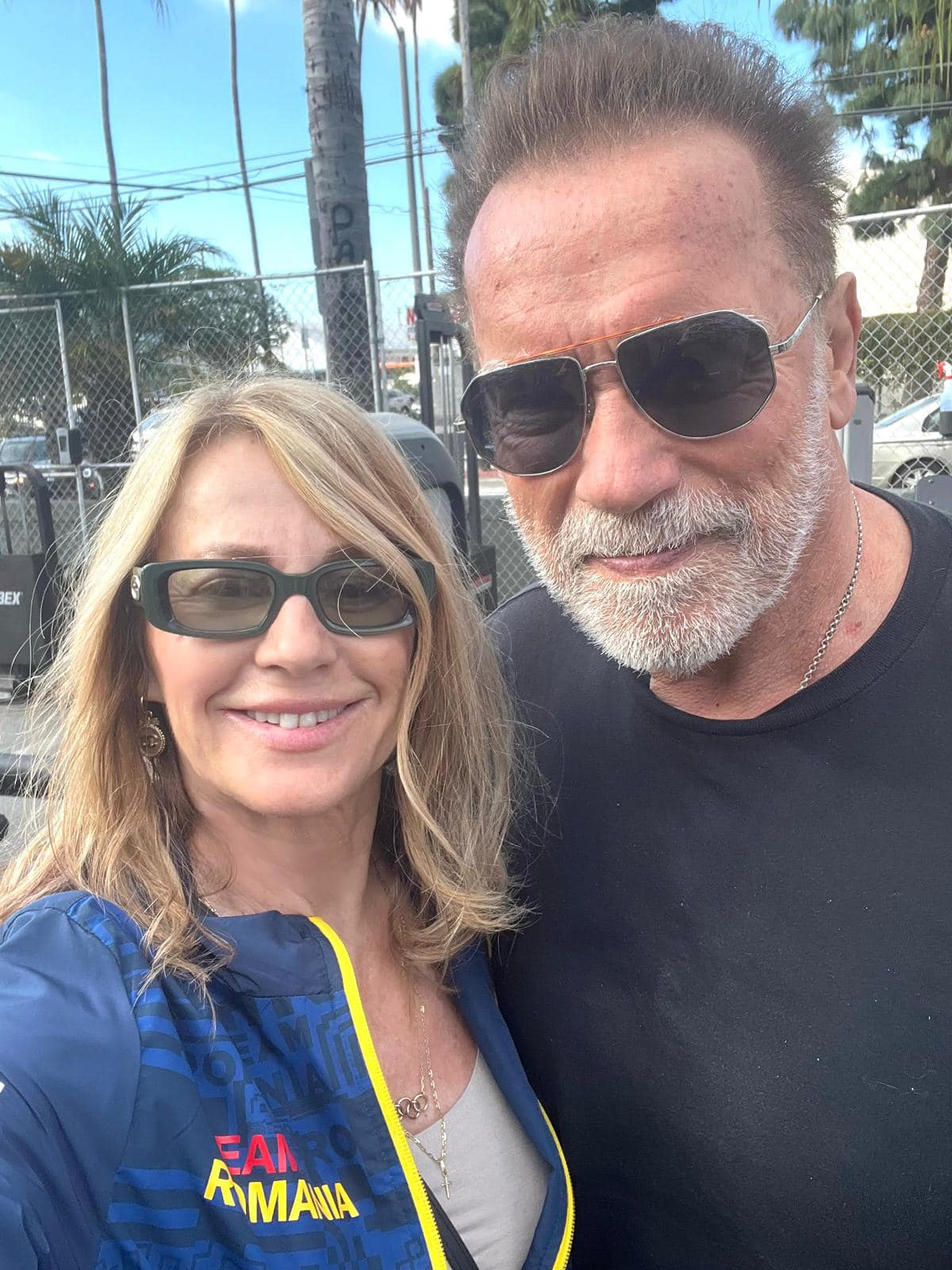 Nadia Comaneci Arnold Schwarzenegger