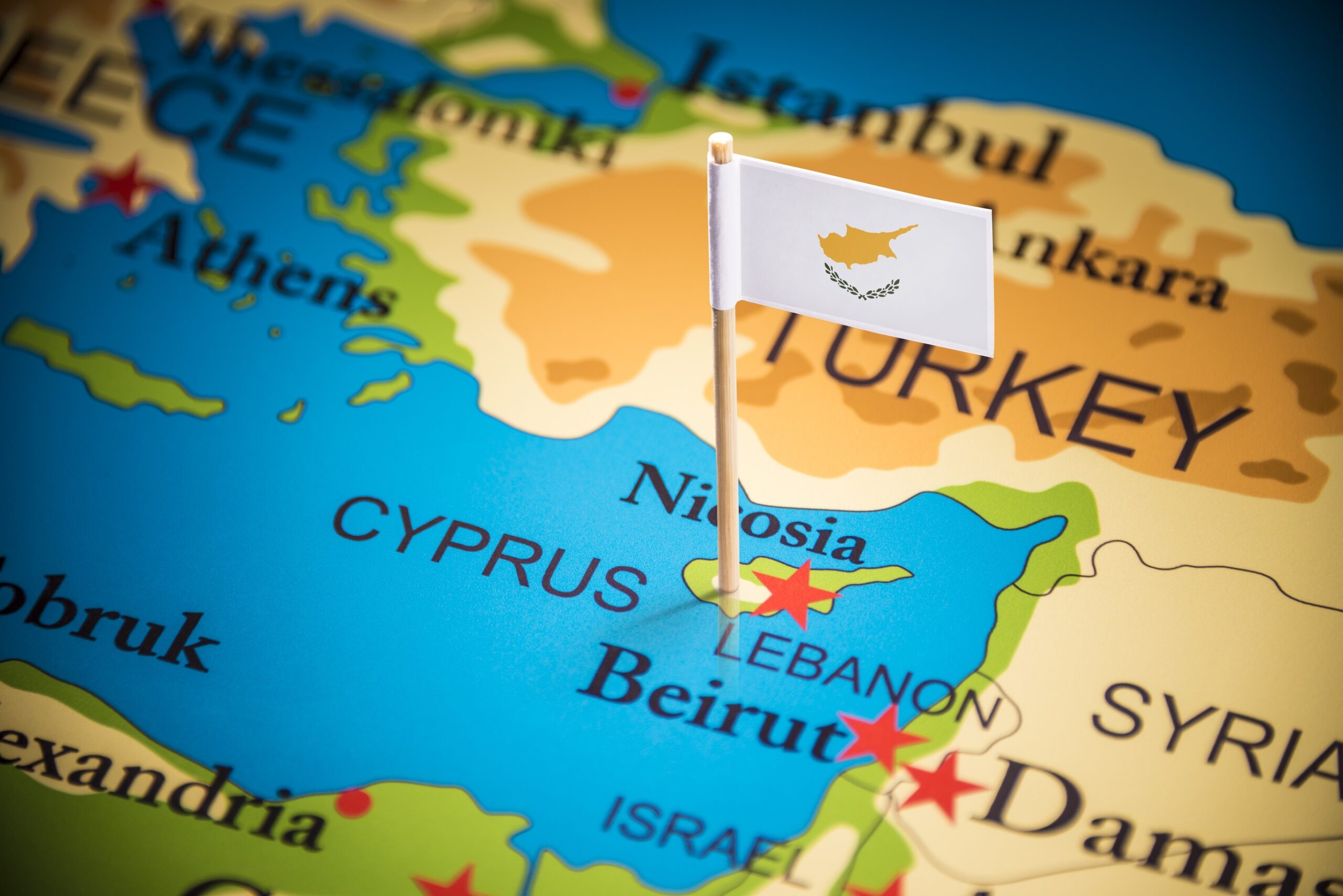 Cipru, harta