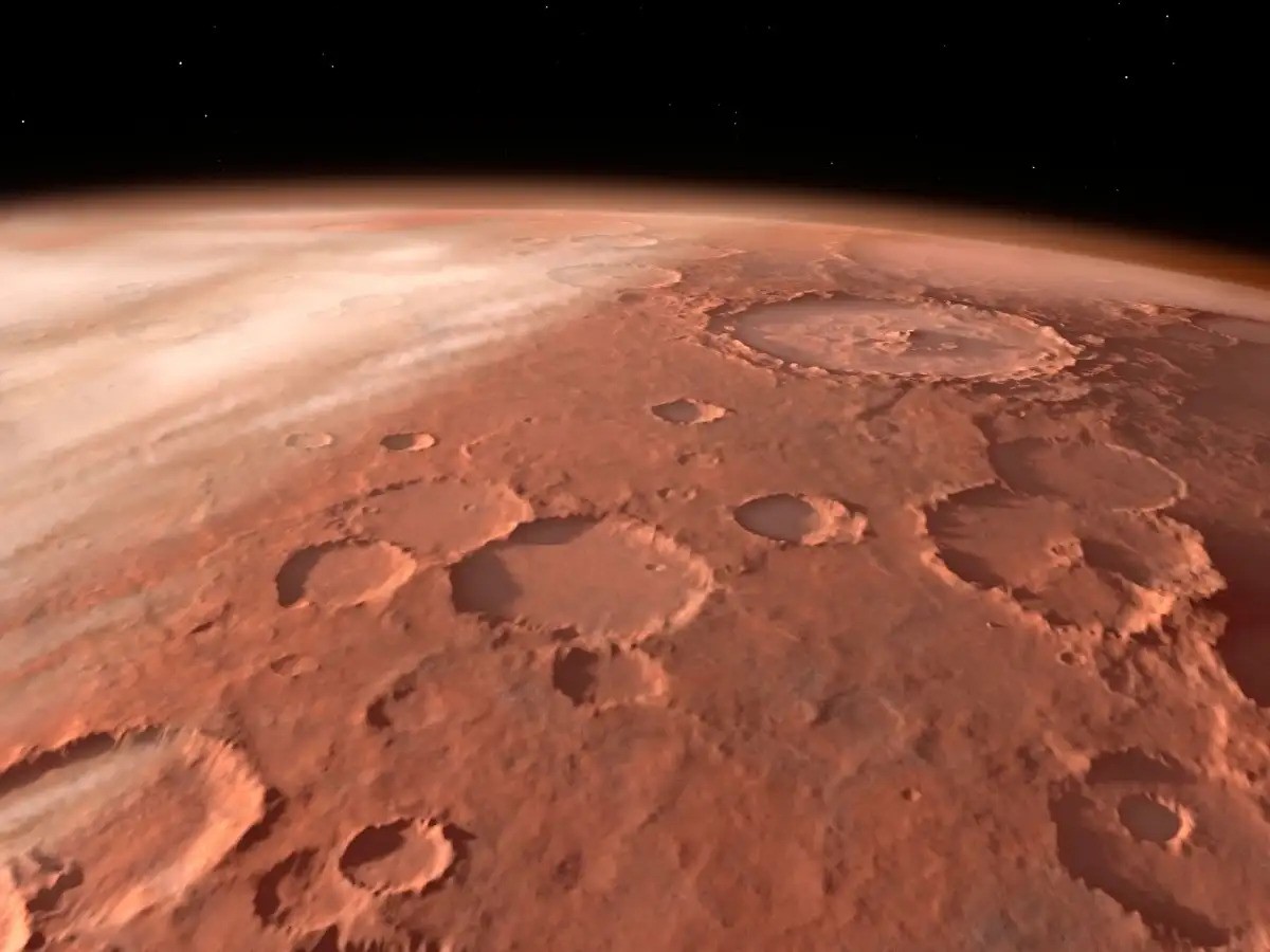 Un obiect uriaș a lăsat două miliarde de cratere pe Marte