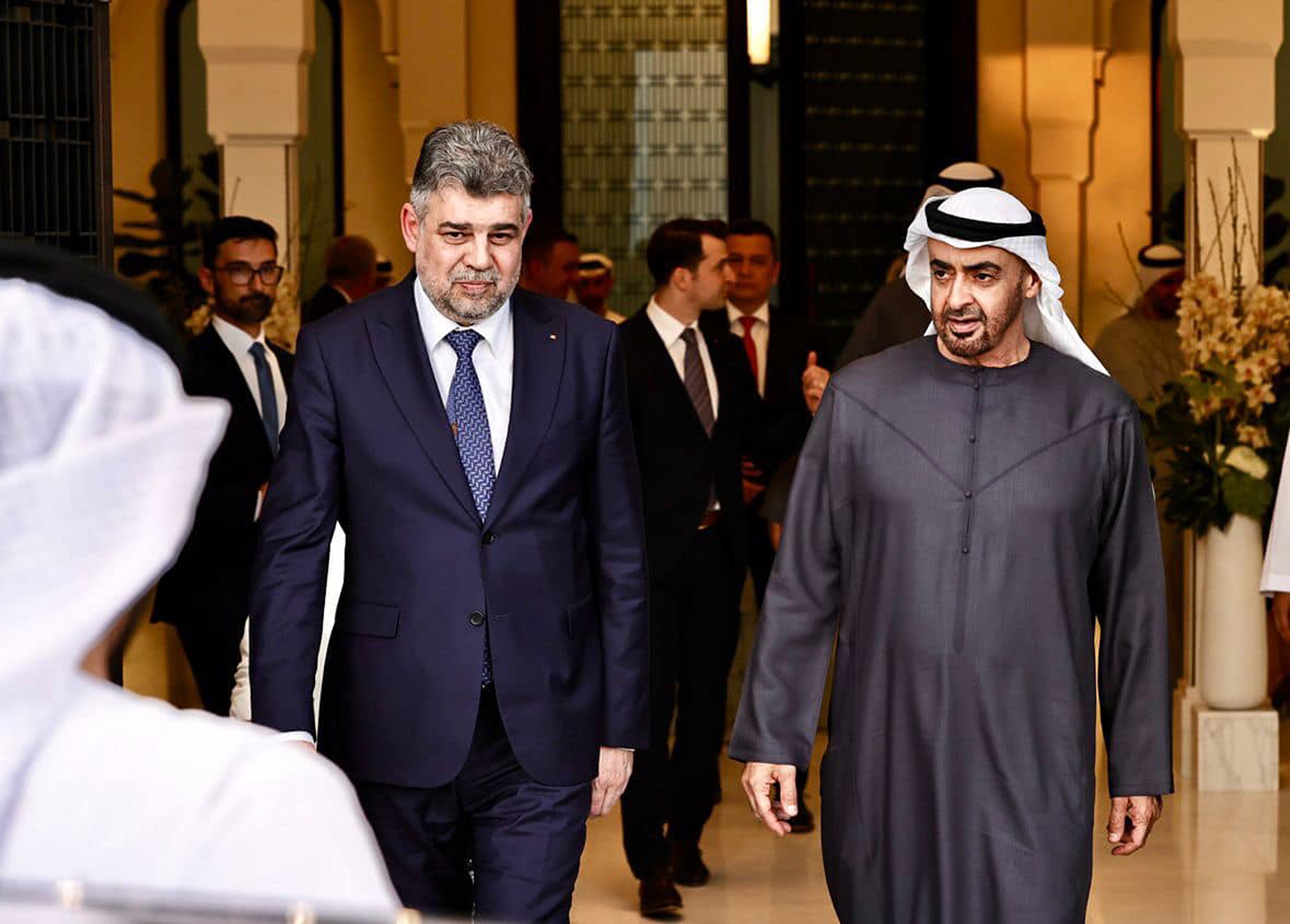 Marcel Ciolacu, discuții cu liderul din Emiratele Arabe Unite. Ce a stabilit premierul României