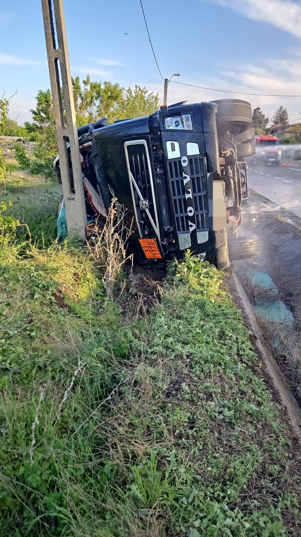 Accident grav în dreptul localității Mărășești