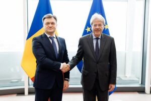 Premierul Dorin Recean discuții cu Paolo Gentiloni, despre un mare obiectiv al Republicii Moldova