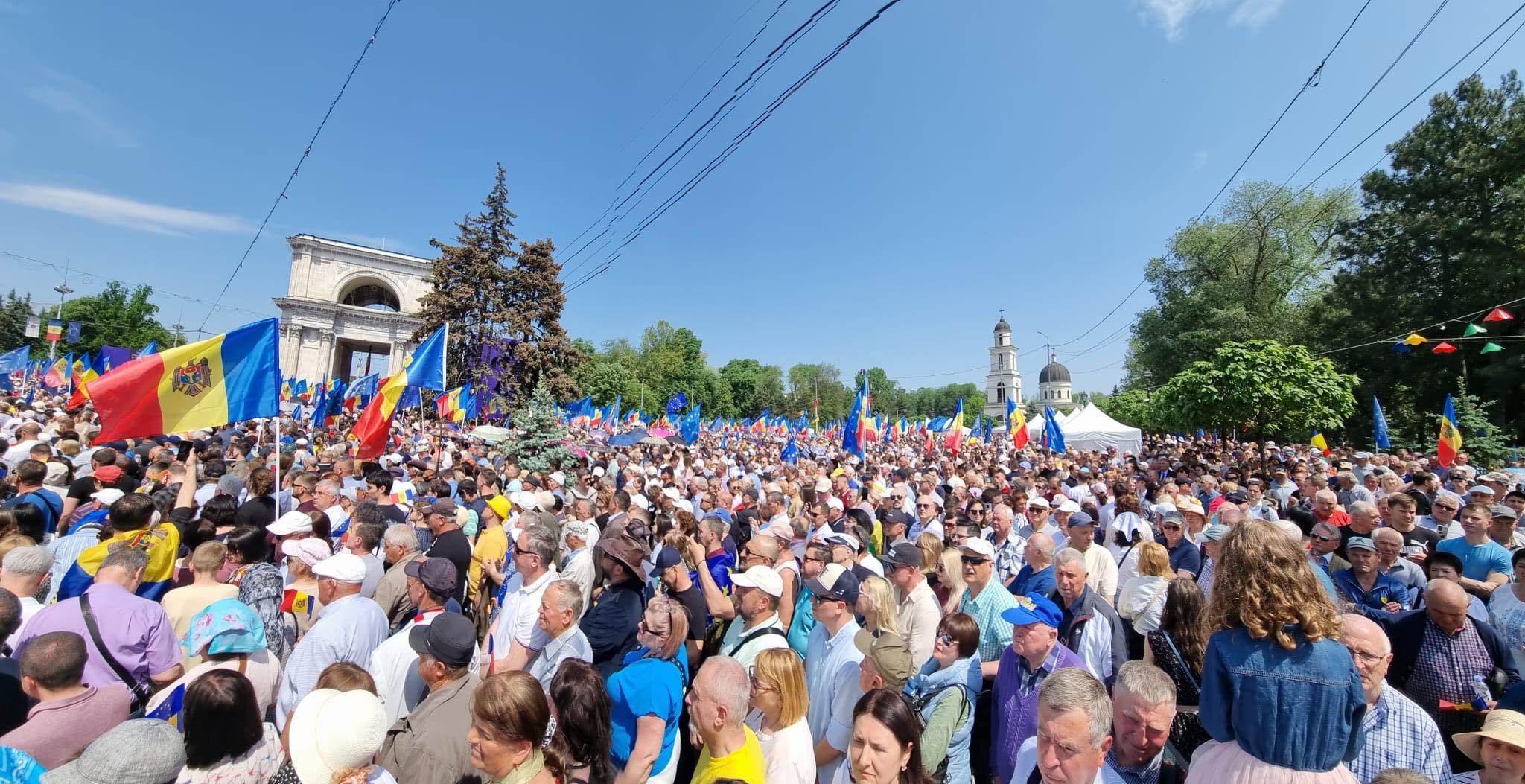 Marș la Chișinău, pentru susținerea parcursului european al Republicii Moldova