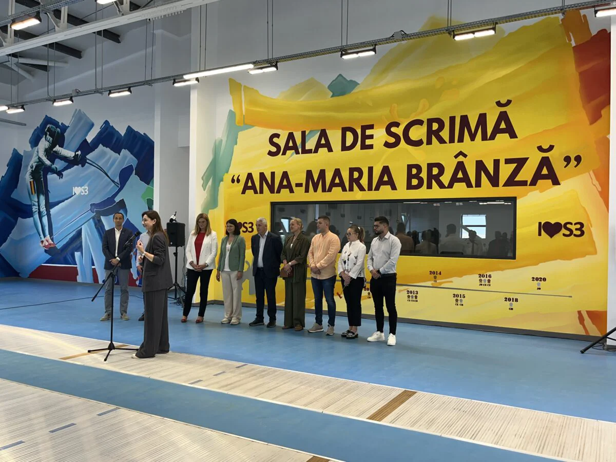 S-a inaugurat Sala de Scrimă „Ana Maria Brânză” în Sectorul 3! S-au investit aproape 2 milioane de euro