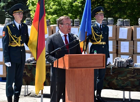 Ministrul apărării al Republicii Federale Germania, Boris Pistorius, în vizită oficială, la Chișinău. Nou lot de asistență pentru Armata Națională