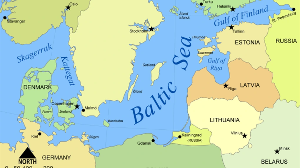 Hartă Marea Baltică