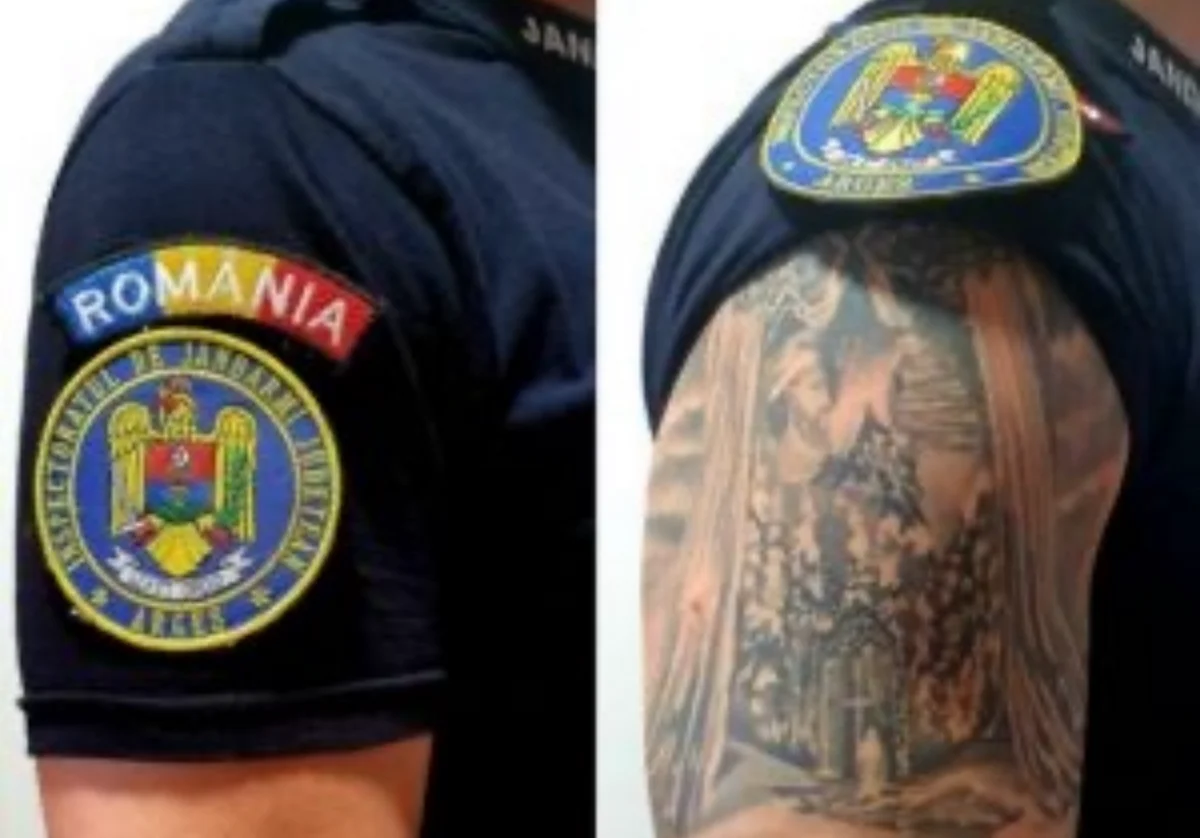 Polițiștii, liberi să se tatueze pe corp. Ce li se interzice