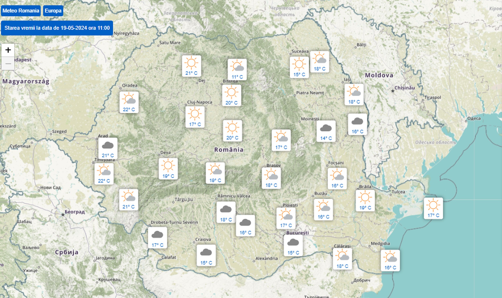 Alertă meteo în România. Ciclonul care a devastat Europa aduce vijelii și ploi torențiale