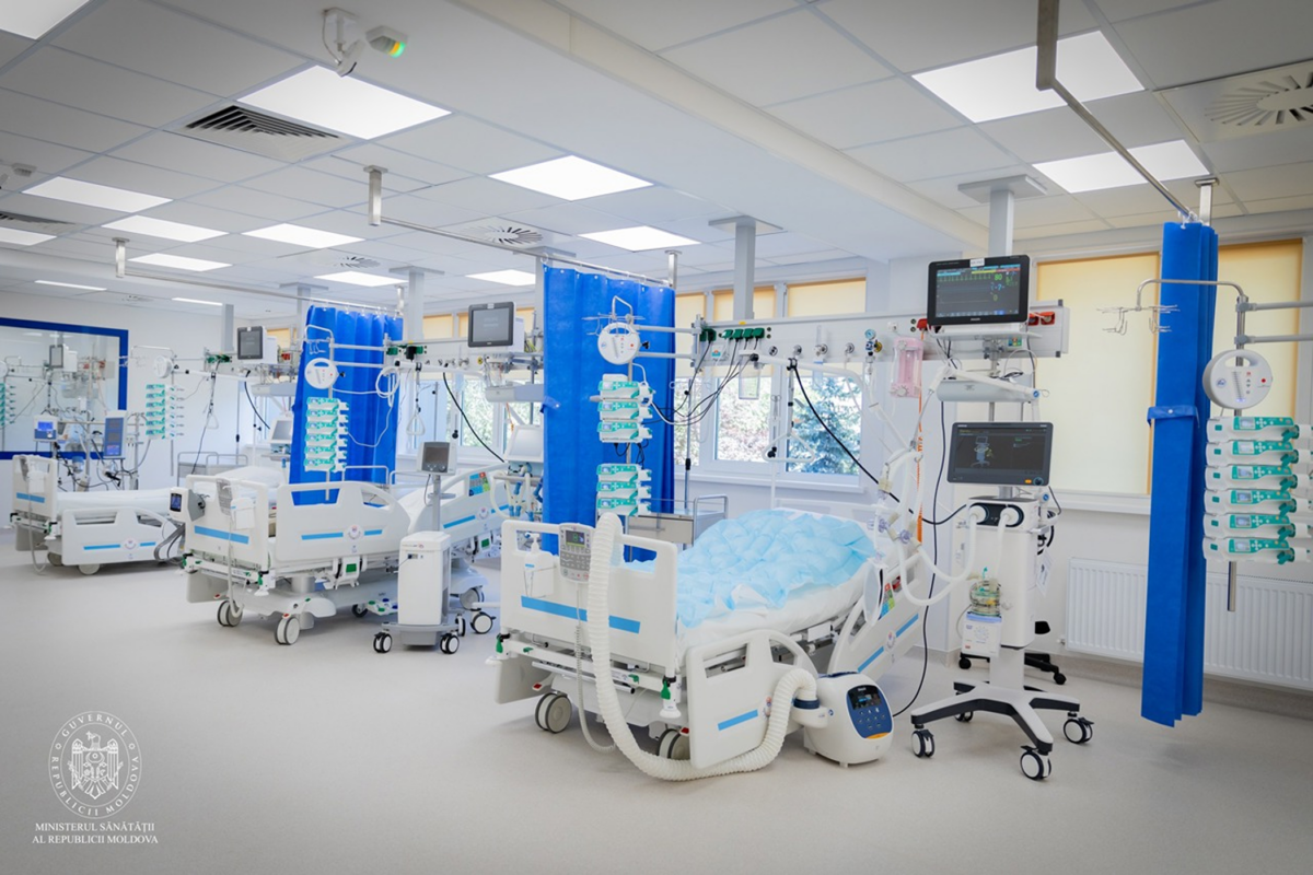 Institutul de Medicină Urgentă din Chișinău a deschis o secție ATI și un cabinet de angiografie