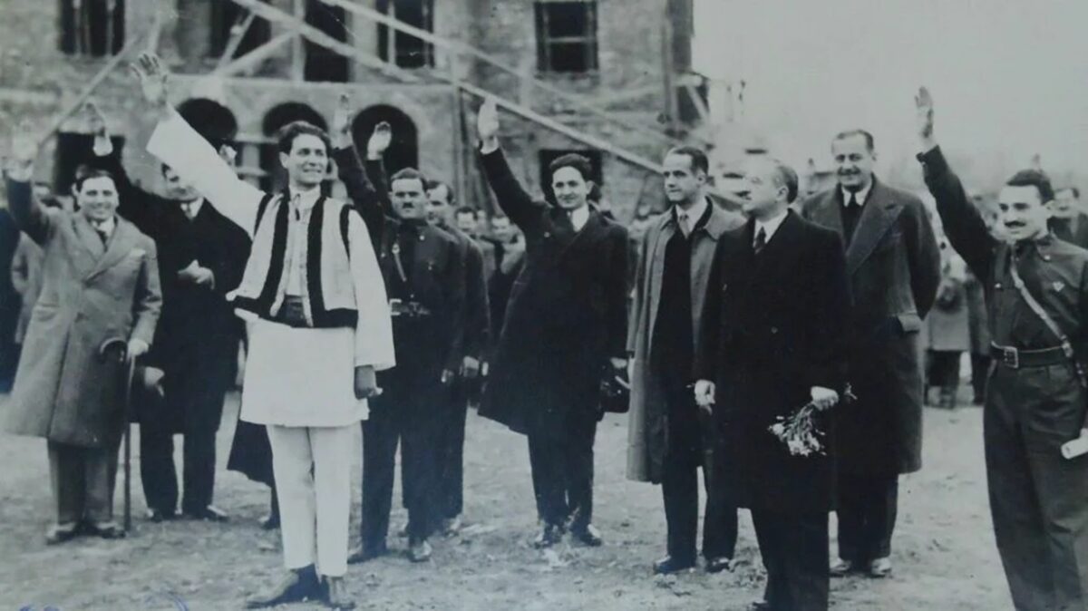 Grup legionar cu Zelea Codreanu