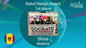 Liceeni din Republica Moldova, locul 1 la Campionatul European de robotică