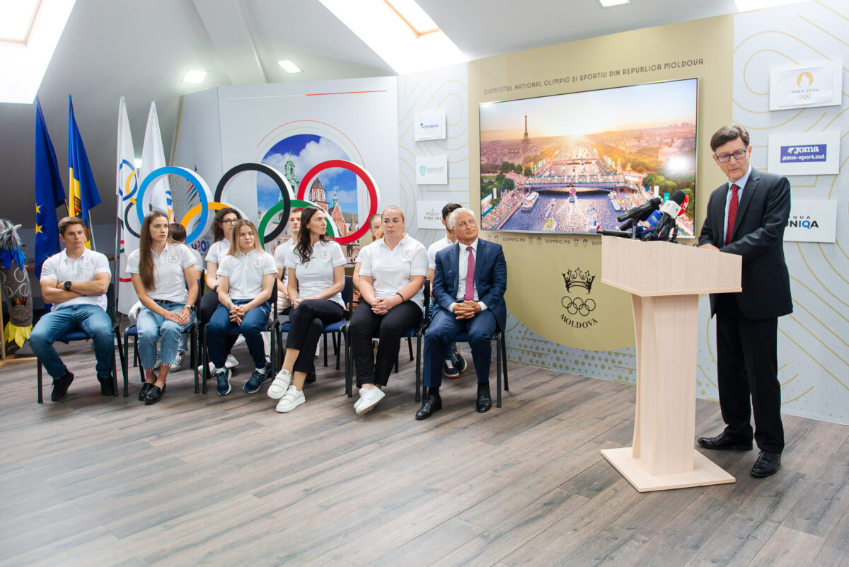 Participarea Republicii Moldova la Jocurile Olimpice, marcată de o pictură murală gigant