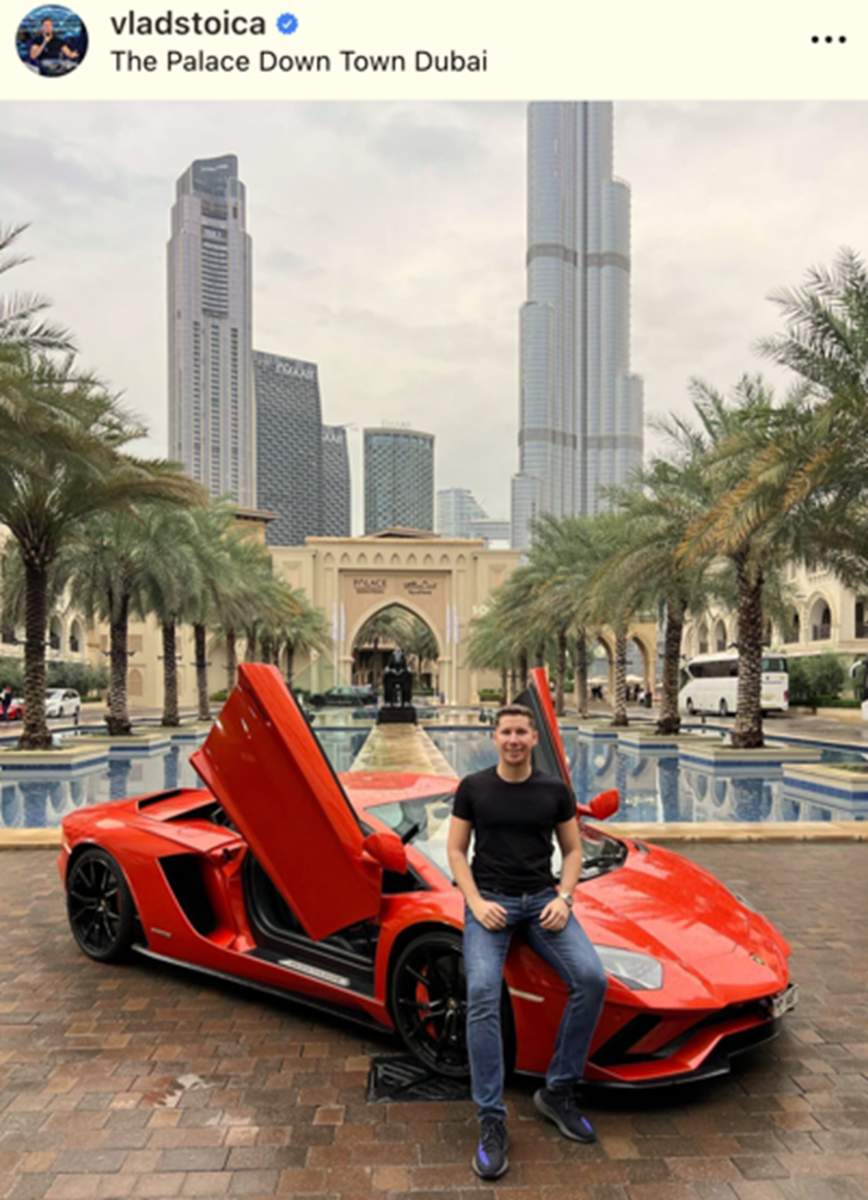 Vlad Stoica, om de afaceri la 28 de ani cu Lamborghini. Cum a făcut bani după ce a renunțat la Academia de Poliție