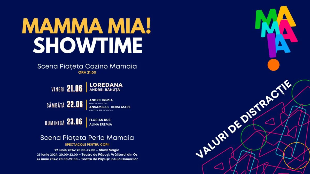 Minivacanța de Rusalii la Mamaia: Valuri de Distracție și Concerte Senzaționale sub conceptul Mamma Mia! Showtime