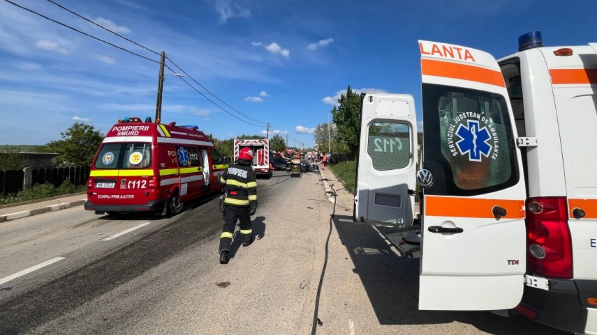 Accident grav cu șase victime la Constanța. Cinci copii primesc îngrijiri medicale