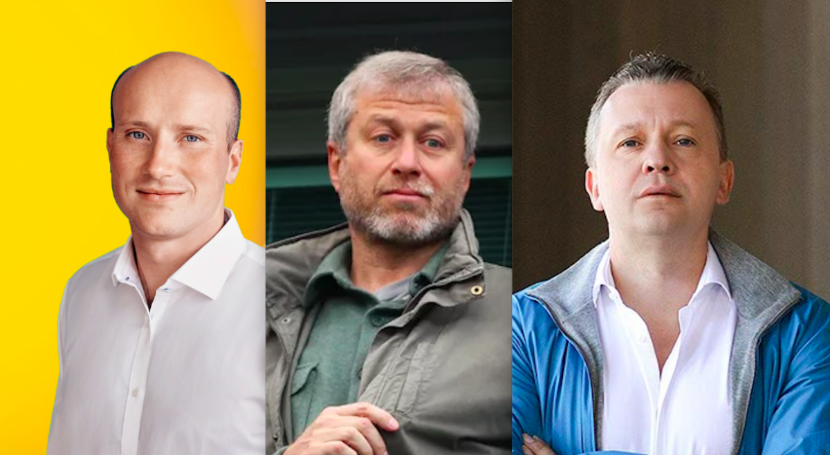 De la stânga la dreapta: Mihail Lobanov, Roman Abramovici, Serghei Lomakin (sursa: thealternativegmi.com, NPR, tadviser.com)