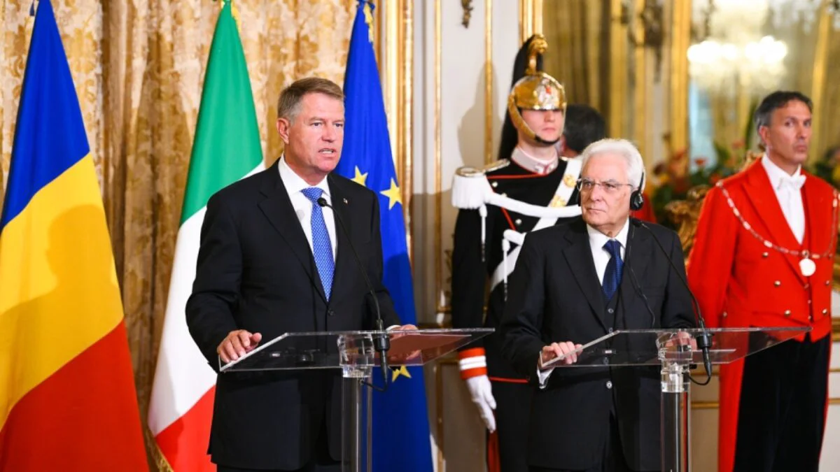 Vizită la nivel înalt la Cotroceni. Klaus Iohannis se întâlnește cu președintele Italiei