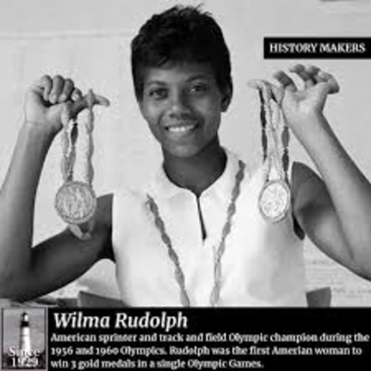 Primele medalii- Wilma Rudolph. Sursă foto: Wikipedia
