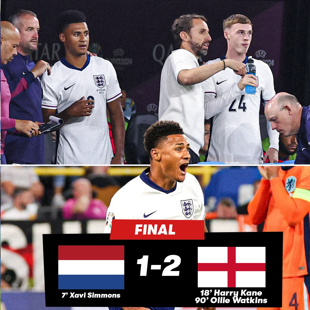 Euro 2024. Olanda - Anglia, 1-2. Naționala Albionului a lovit în final și va lupta pentru trofeu