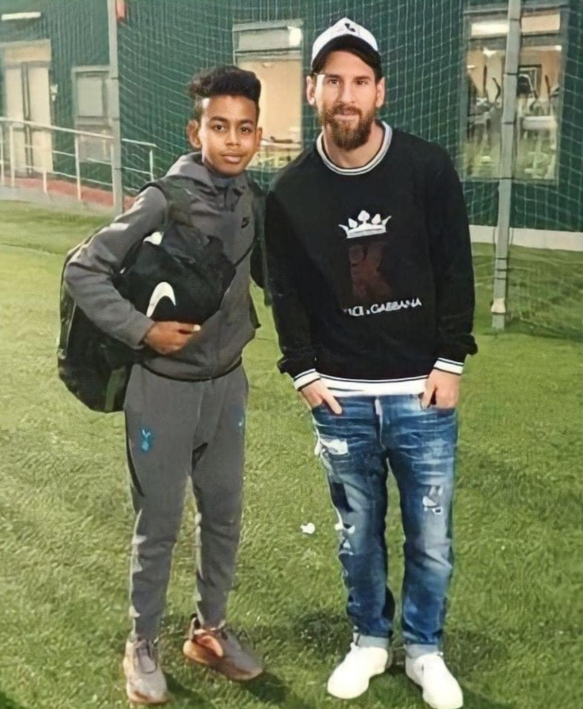 Lamine Yamal și Lionnel Messi. Sursă foto: Instagram