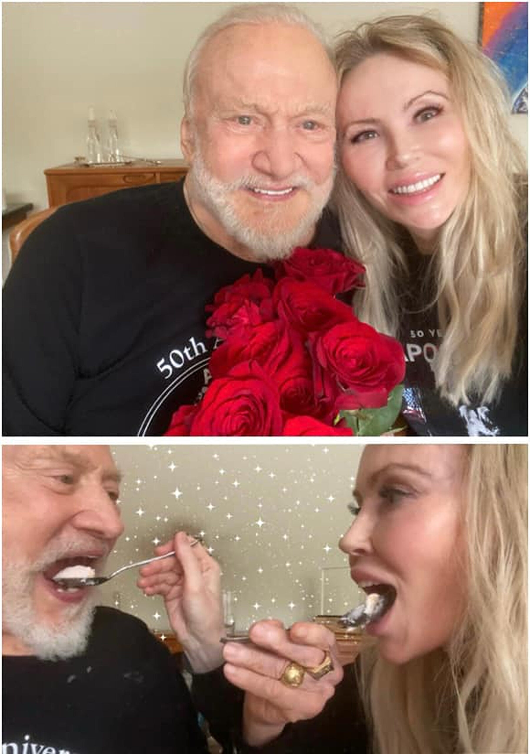 Buzz Aldrin și Anca Faur.