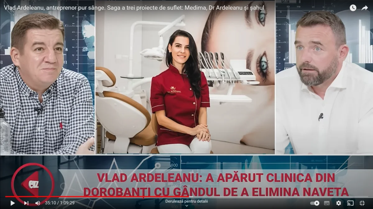 Podcast „Picătura de business”. Secretul succesului la clinicile Dr. Ardeleanu. Ce este zona roșie a medicilor