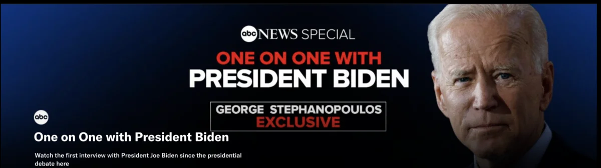 Joe Biden, cea mai dificilă întrebare din interviul ABC: Mai este capabil să conducă SUA? Răspuns tranșant