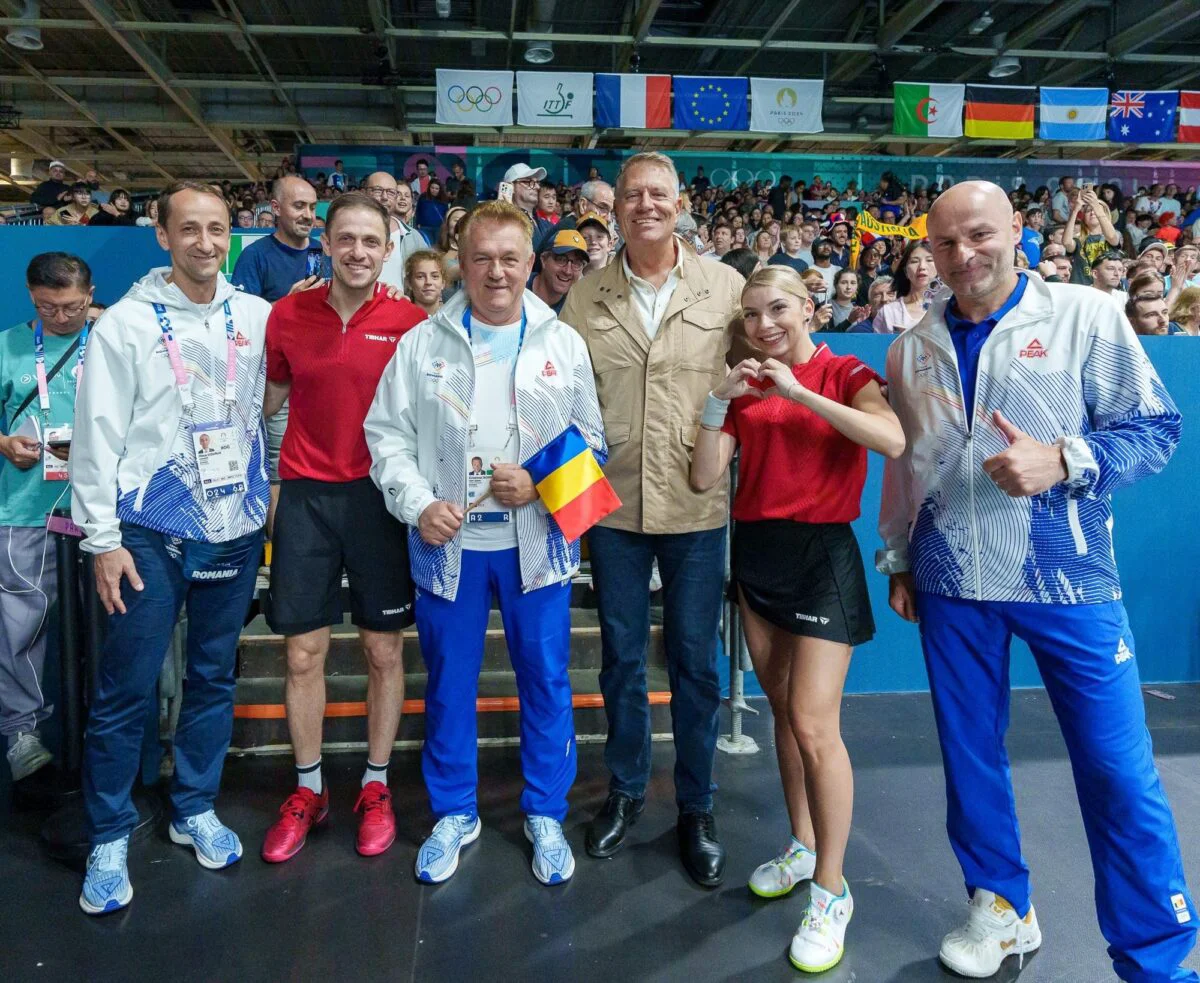 Klaus și Carmen Iohannis, în tribune la Jocurile Olimpice. Președintele s-a pozat cu sportivii români