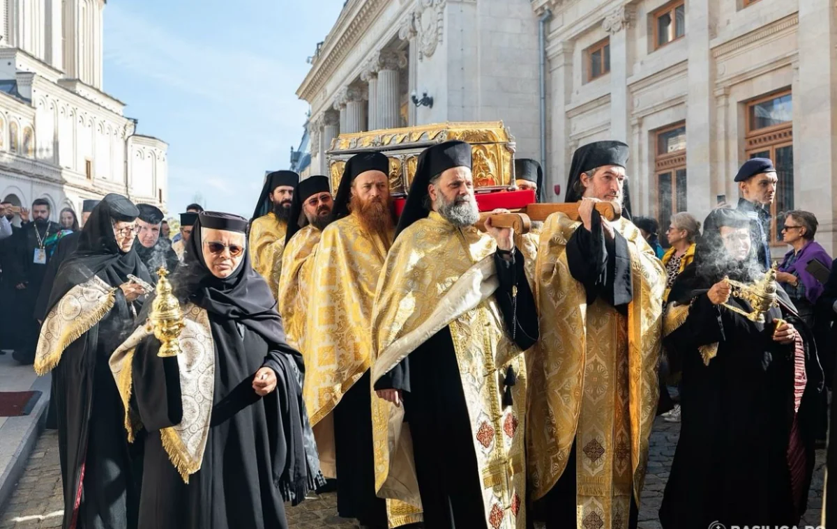 Procesiunea cu moaștele Sfântului Cuvios Dimitrie cel Nou. Programul liturgic pentru vineri