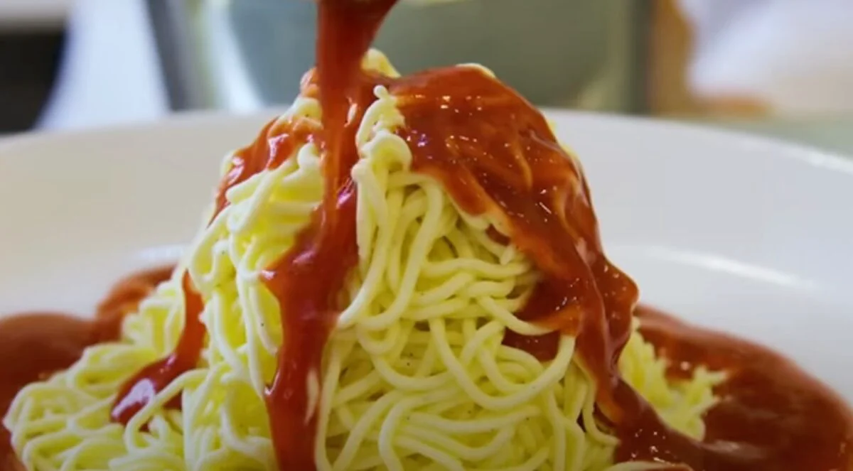 Spaghete din înghețată. O rețetă simplă, care va impresiona pe toată lumea
