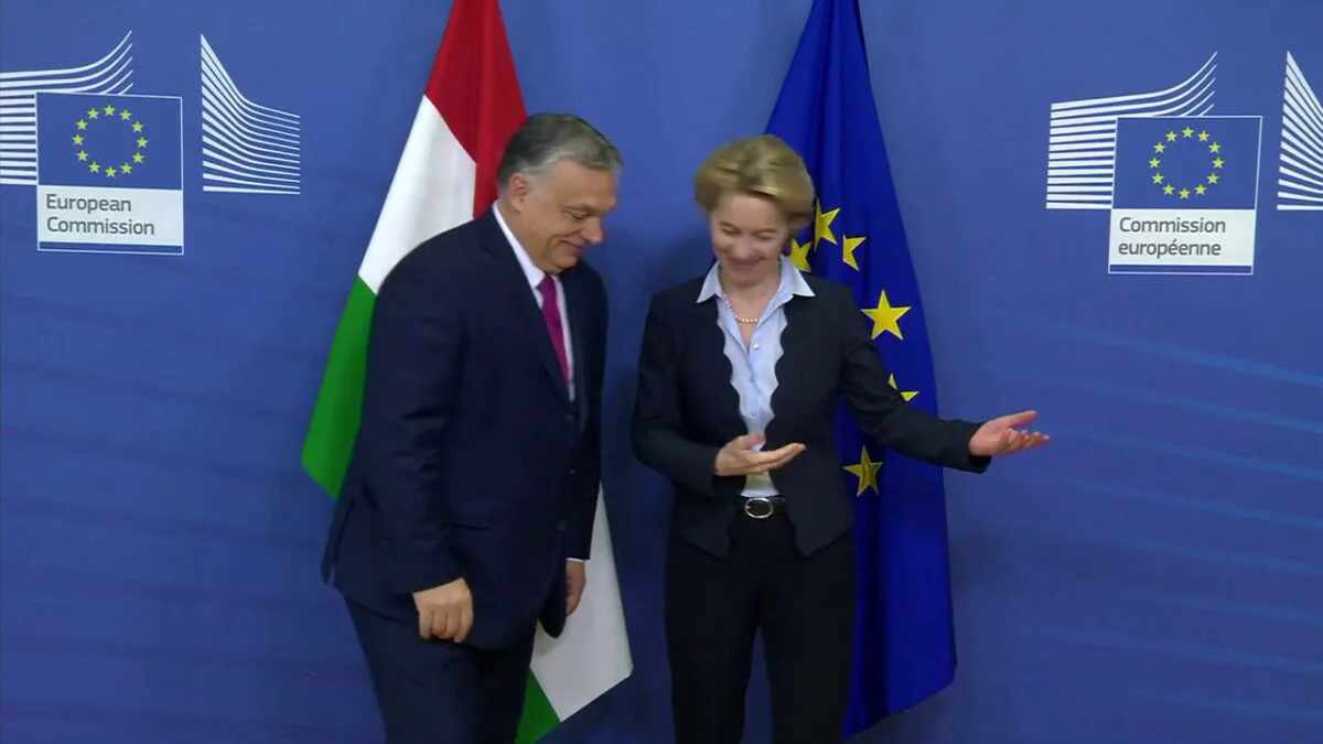 Ciocnire frontală între Von der Leyen și Orban în Parlamentul European