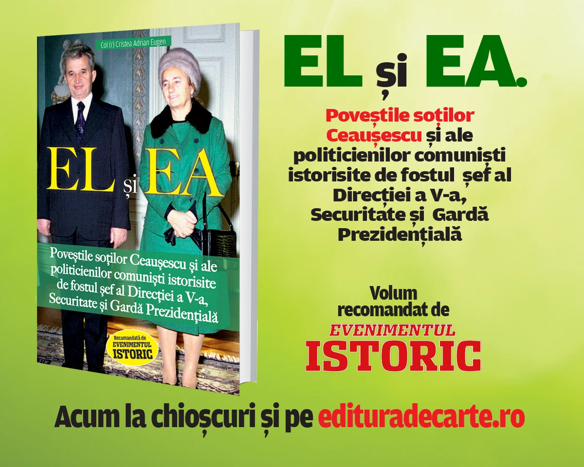 EL și EA. Poveștile soților Ceaușescu și ale politicienilor comuniști, istorisite de fostul șef al Direcției a V-a, Securitate și Gardă Prezidențială