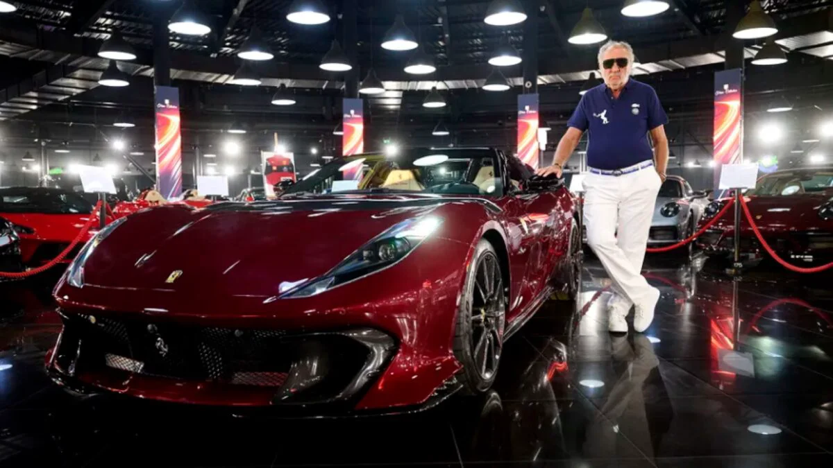 Ion Țiriac și-a îmbunătățit colecția de Ferrari. Miliardarul  își laudă achiziția exclusivistă