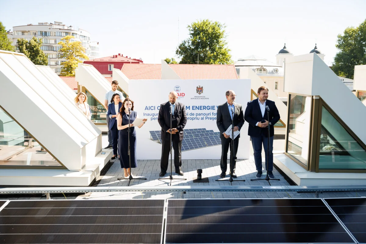 Energie solară la Președinția Republicii Moldova