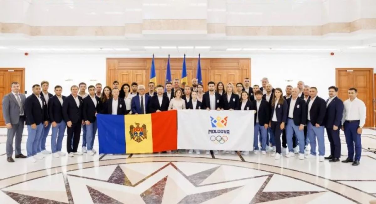 Sportivii moldoveni primiţi de Maia Sandu